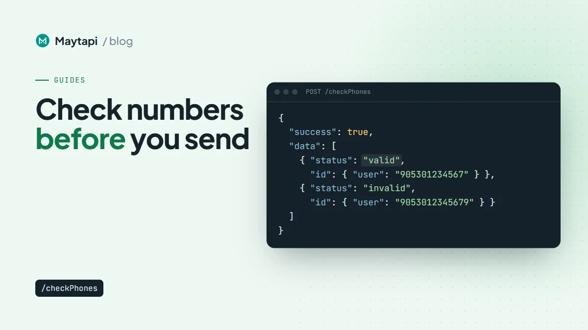 How to Check if Numbers Are on WhatsApp Before You Send