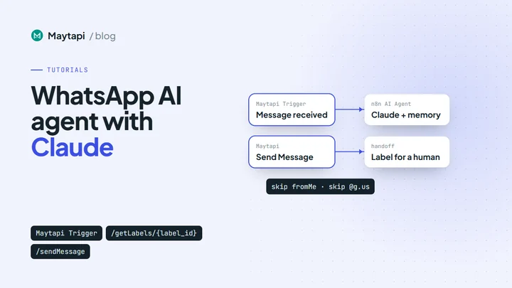 Build a WhatsApp AI Agent with n8n and Claude
