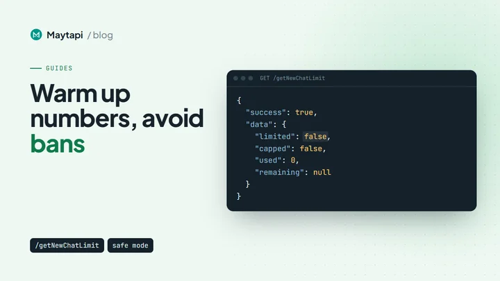 How to Avoid WhatsApp Bans When Automating: Safe Mode and Warm-up