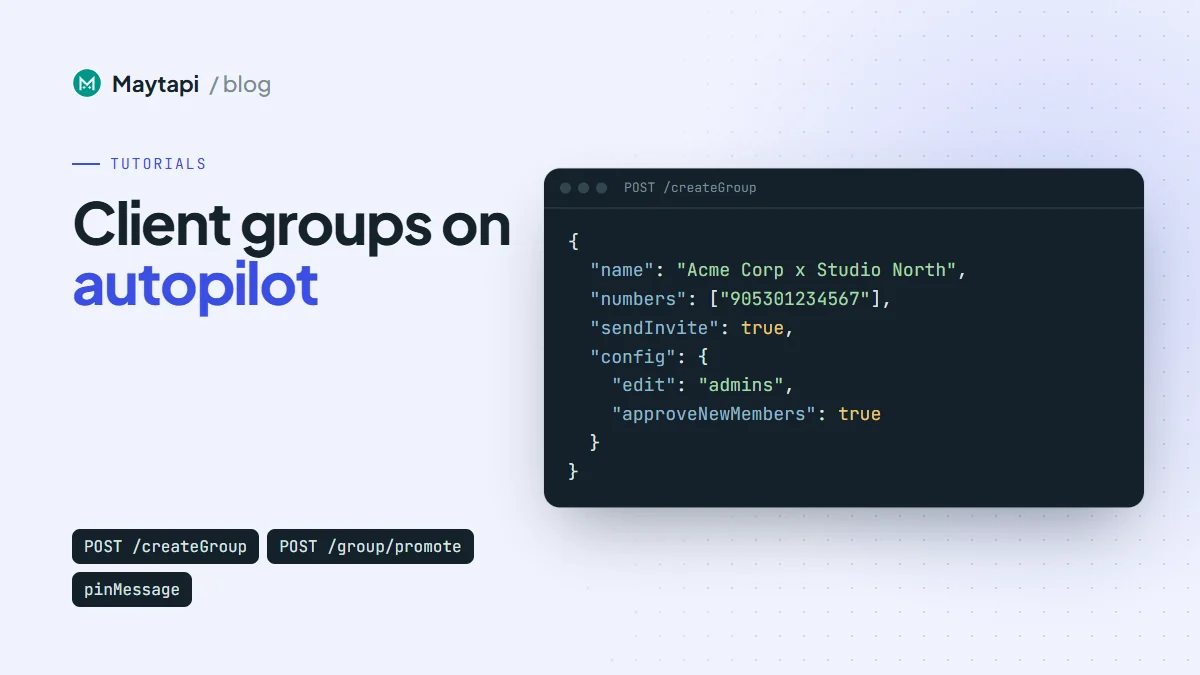 Automate WhatsApp Client Onboarding Groups from Your CRM