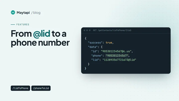 WhatsApp @lid Explained: How to Get the Phone Number Behind a LID