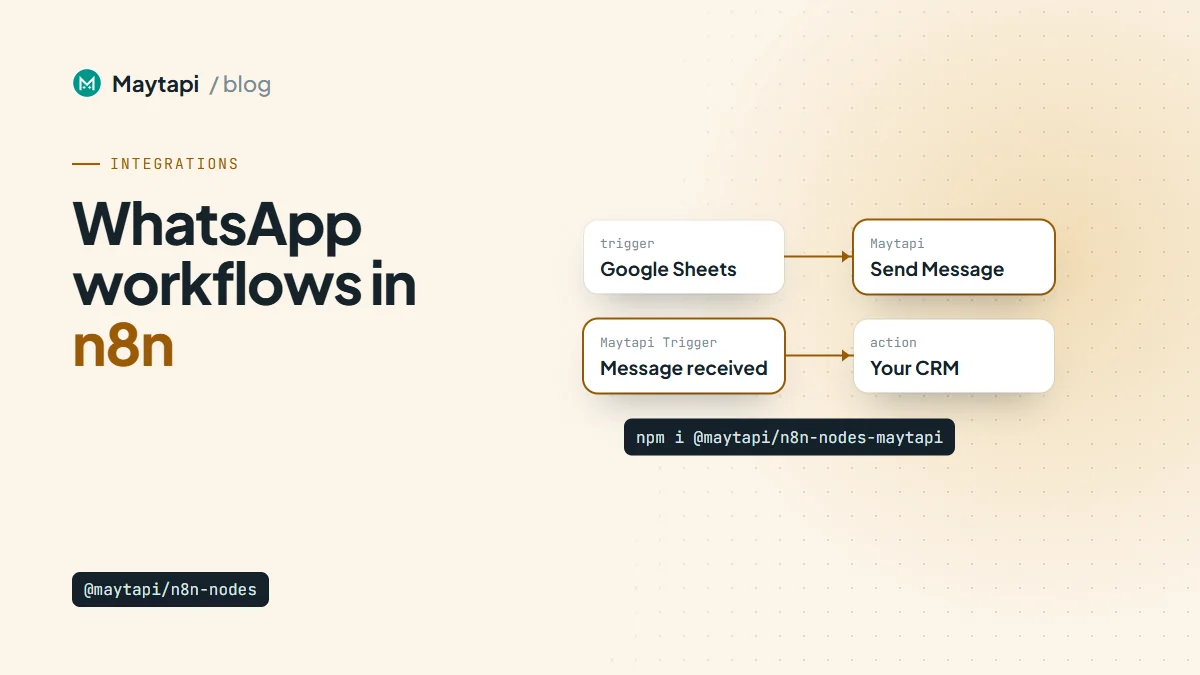 Automate WhatsApp with n8n: Send, Receive and Build Workflows