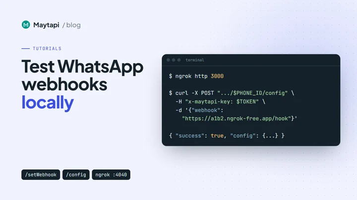Test WhatsApp Webhooks Locally with ngrok or cloudflared